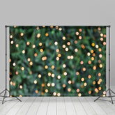 Lofaris Green And Glitter Lights Bokeh Photo Backdrops